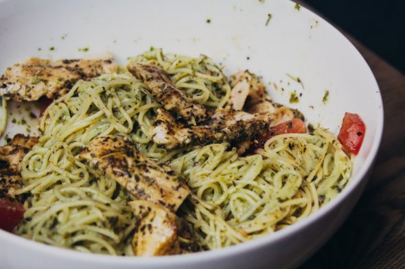 Pesto Pasta w Chicken-2